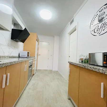 Sol Y Playa, Acogedor Piso Familiar En Con 3 Lägenhet